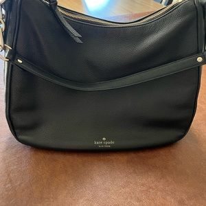 Kate Spade Black Pebble Leather Purse